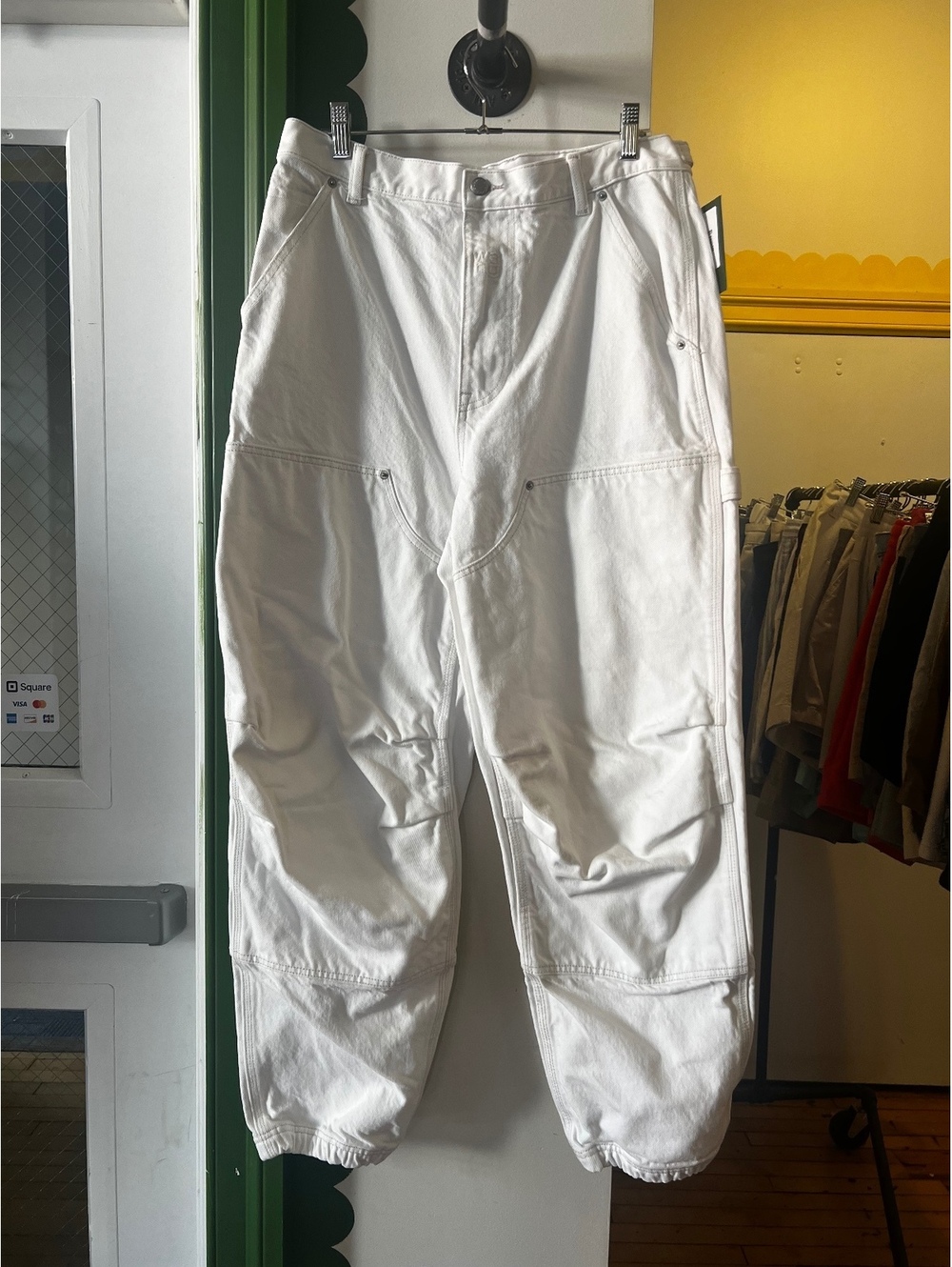 Alexander Wang White Carpenter Pants